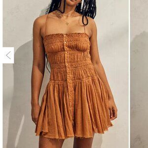 Free people Lausanne Slip dress in Sienna